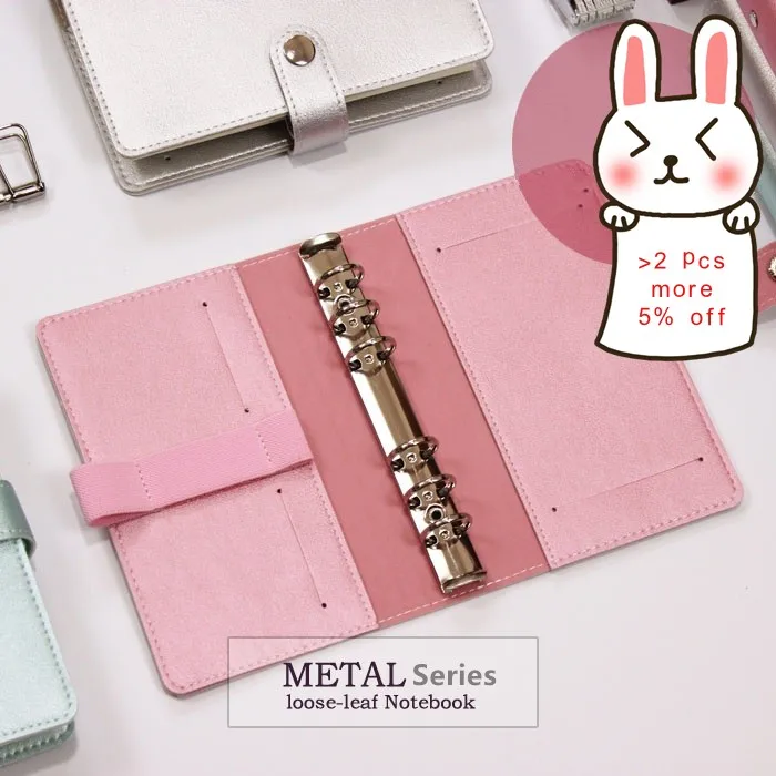 Creative специальный школьные принадлежности A5 A6 многоразового notebook милый ежедневник 25 мм связующего кольцо планы на г