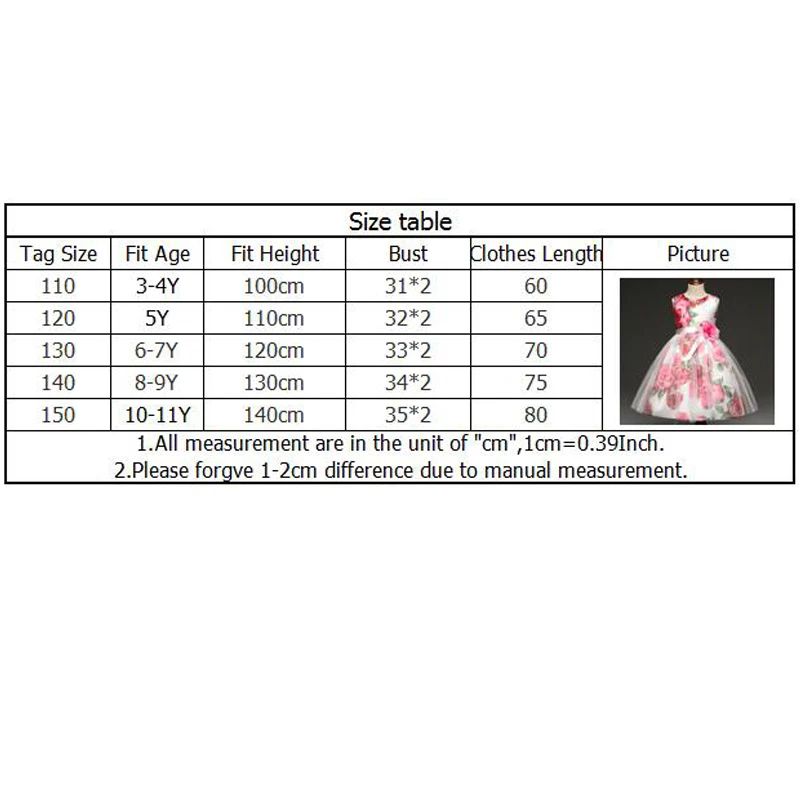 Girl Dress Flower Print Lace Pink Princess Wedding Party Baby clothes Summer Vestidos de fiestas infantil menina | Детская одежда и