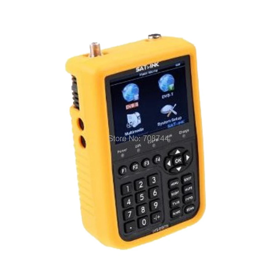 Satlink WS6909 3,5 'DVB-S& DVB-T Combo сигнал ресивер Satlink 6909 спутниковый& наземного сигнала метр Sathero Satlink WS-6909