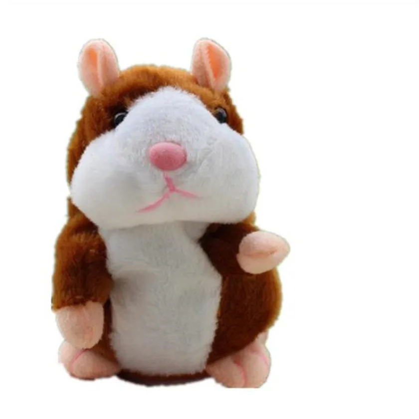 15 см мышь сладкий говорящий хомяк звук Запись Повторите Плюшевые kawaii игрушки