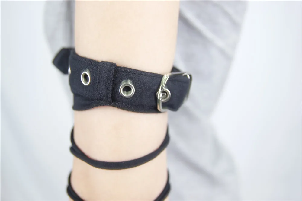 Женские перчатки в стиле панк готические гетры с дырками на рукавах без пальцев