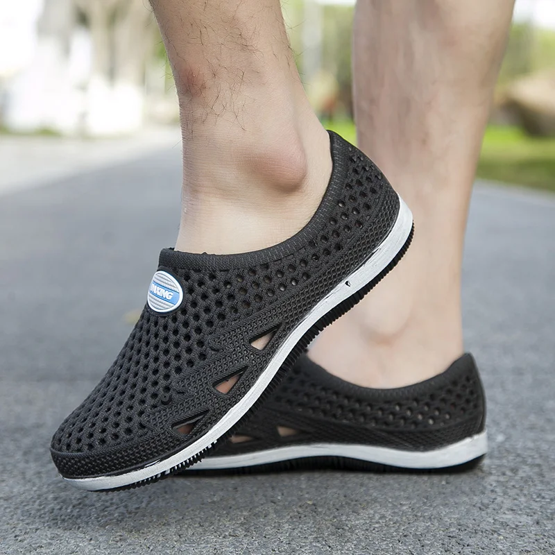 COSIDRAM 2019 Fashion Men Casual Shoes Slip-On Mesh Air Spring Summer Breathable Male Footwear Black Blue Gray RMC-039 | Обувь