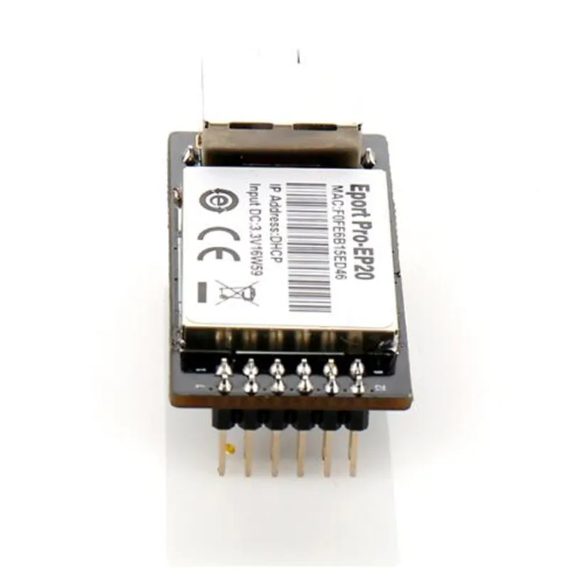 Eport Pro EP20-Pin сетевой серверный порт Linux TTL серийный Ethernet встроенный модуль DHCP 3 V TCP IP