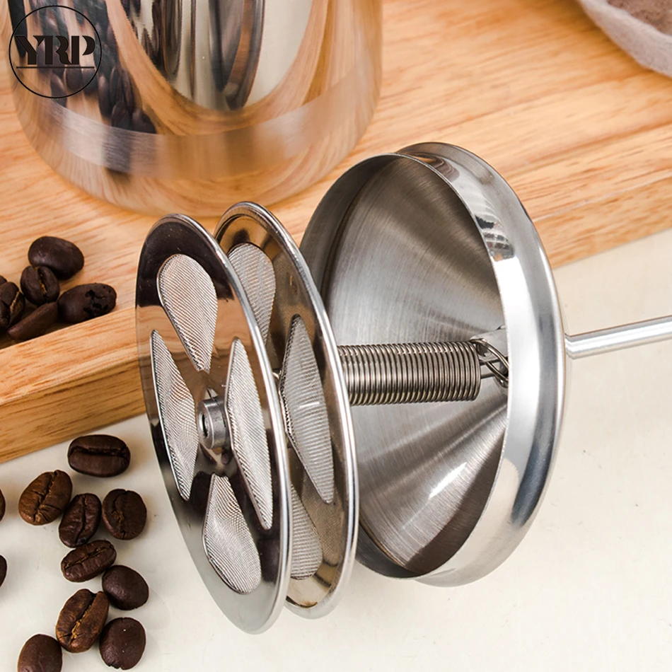 

Stainless Steel milk frother Cappuccino Art Coffee Tools Double Mesh Milk Creamer Frother Coffee Maker Kitchen Accessories
