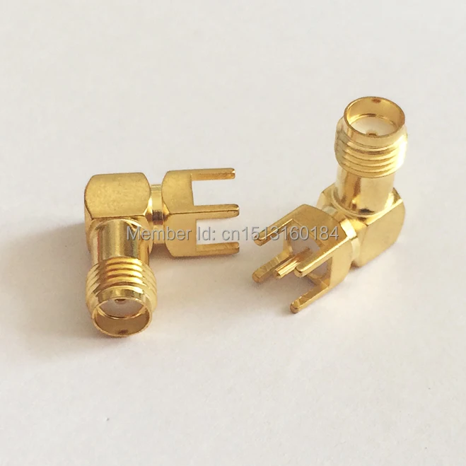 Коннектор SMA Female Jack RF Coax для модема коннектор печатной платы прямоугольный
