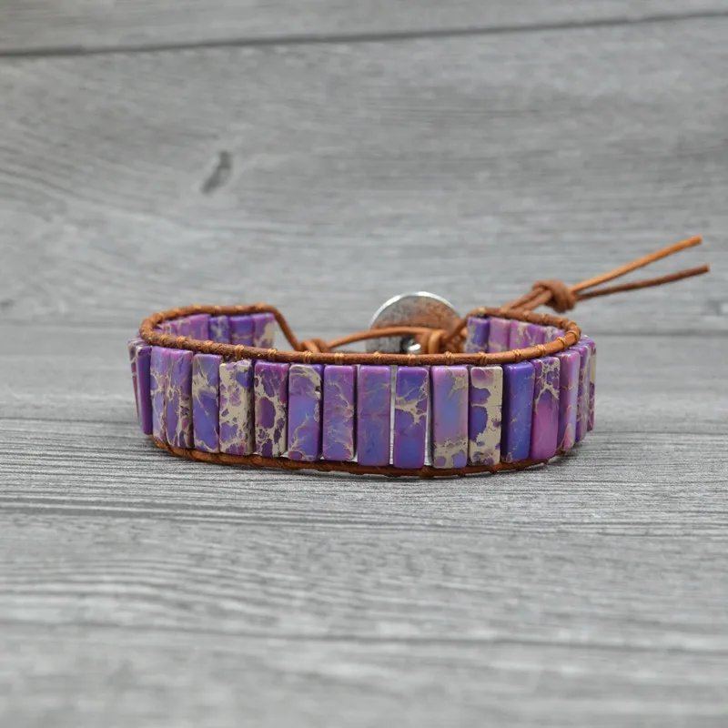 Женский браслет в стиле панк из натуральной японской кожи|Именные браслеты| |