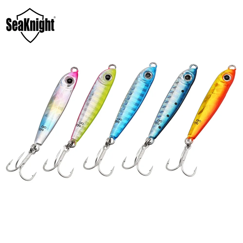 SeaKnight SK302 Металическая дергающаяся Рыбная приманка 1 шт. 21 гр 28 30 опускается на дно