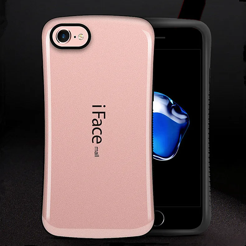 Роскошный чехол iFace для iPhone 8 противоударный защитный 7 4 &quotгибридный TPU PC задней