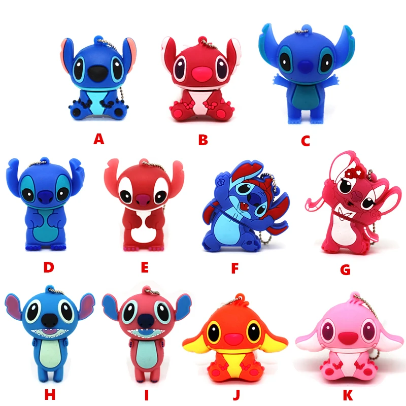 Mini Lovely Cartoon Lilo & Stitch USB 2 0 флеш накопители 8 ГБ 4 накопитель 32 Гб карта памяти 16