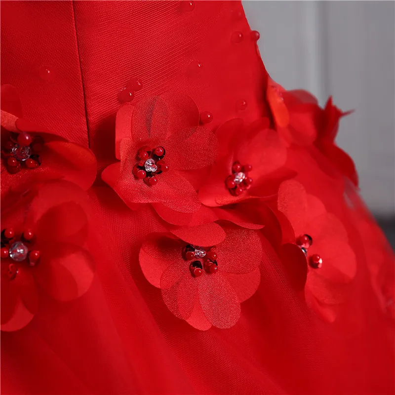 Винтажное кружевное красное платье с объемным цветком длинное бальное большого