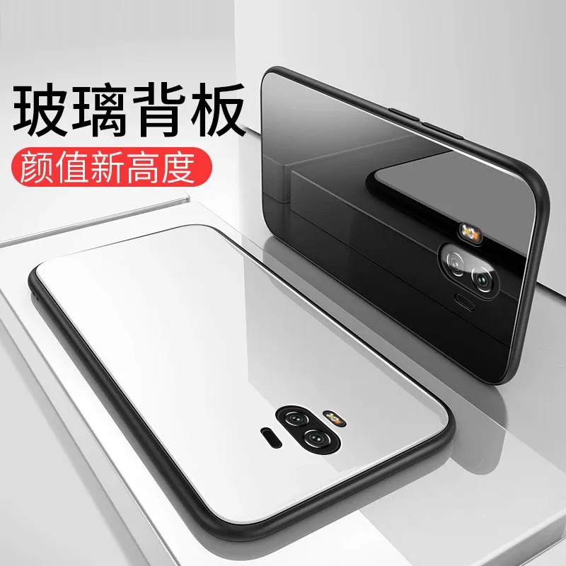 KIYLCZXYCM для huawei Коврики 10 случае Роскошные Стекло задняя крышка Жесткий чехол