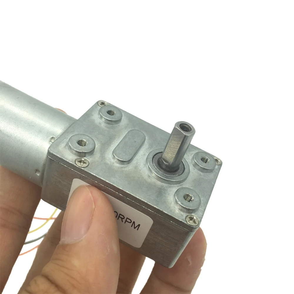 Bringsmart JGY-2430 бесщеточный 12 Вольт 24 В DC червячный мотор-редуктор самоблокирующийся Реверсивный с тормозом скорость измерения двигателя низкий уровень шума