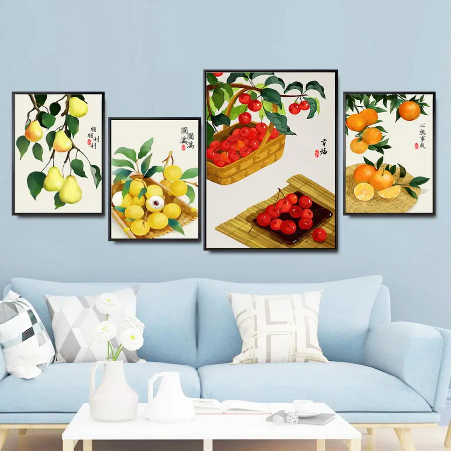 Домашний Декор настенный художественный плакат Cuadros Decoracion Dormitorio масляные без