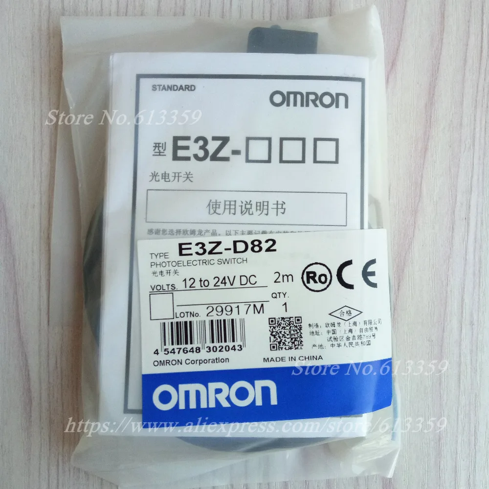 Фотоэлектрический датчик Omron E3Z D82 PNP 8 50 см новый высококачественный|photoelectric switch