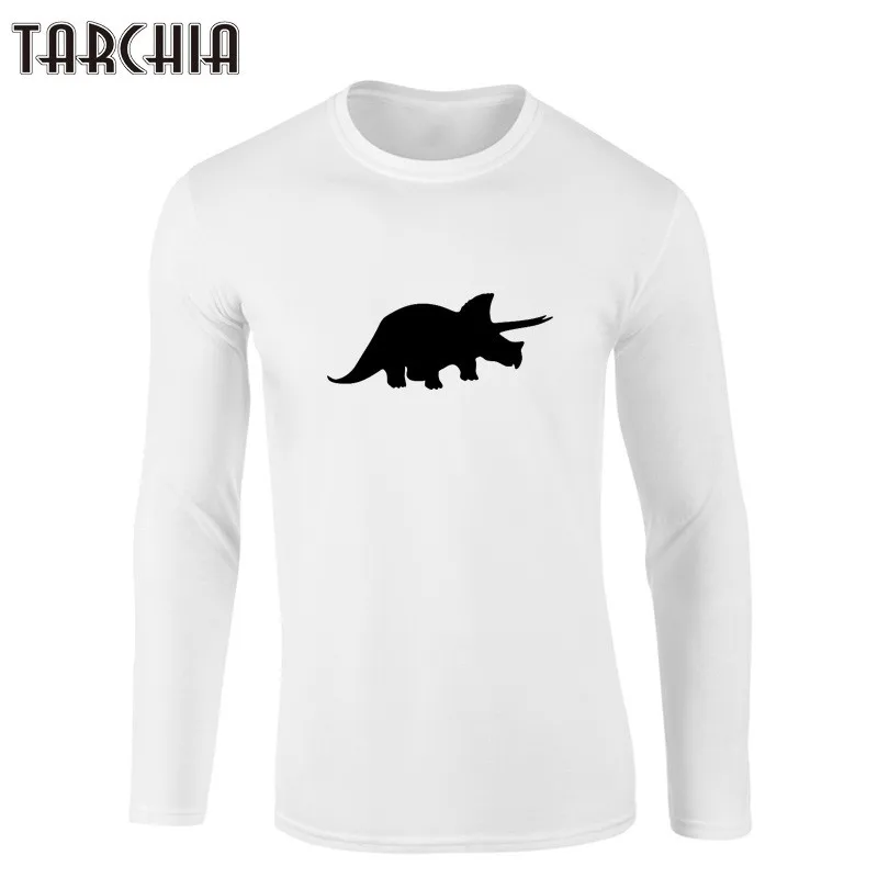TARCHIA высокое качество 100% хлопок большой размер футболка с длинным рукавом топ