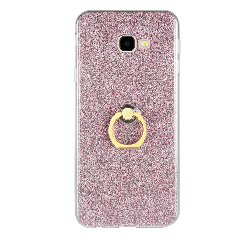 For Samsung Galaxy J4 Plus Mobile phone case Silicone Back Cover Prime J415 SM-J415 protective Ring bracket |
