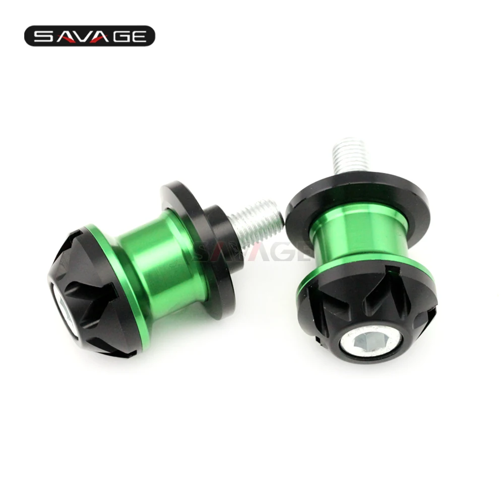 Swingarm Катушки слайдер для KAWASAKI NINJA 250R/250RR/300/400/650/650R VERSYS 650 ZRX 1200R ZRX1200R стенд винт 2001-2017