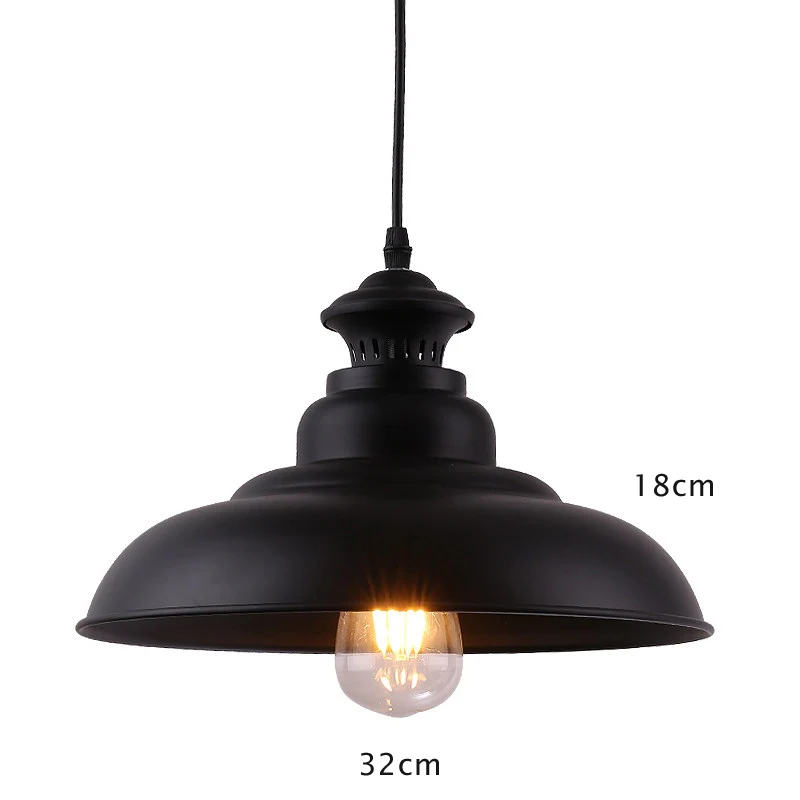 Model 19 Vintage loft American chain pendant light country restaurant heavy metals industry lamp the wind restoring ancient ways - Цвет корпуса: Model 19