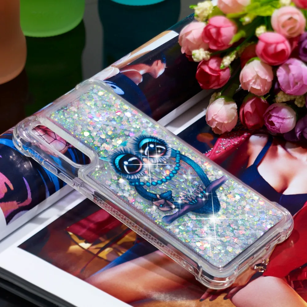 Quicksand 3D Жидкий чехол для Coque Huwei Huawei P20 Pro Mate 20 10 Lite Honor 6C Y3 Y5 III Y6 Y7 2017 Etui Telefoon Hoesjes |