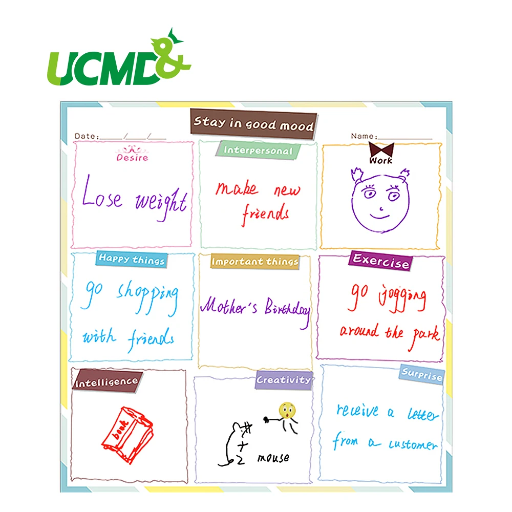 60x60 см доска ежемесячная еженедельник объявлений ежедневное написание записей