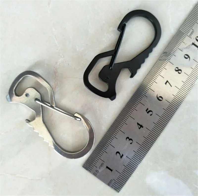 Портативный многофункциональный брелок для ключей из нержавеющей стали