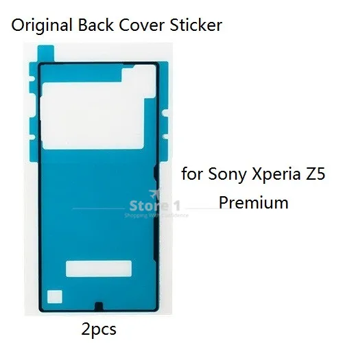 Оригинальная водонепроницаемая клейкая лента для Sony Xperia Z5 2 шт./лот задняя крышка