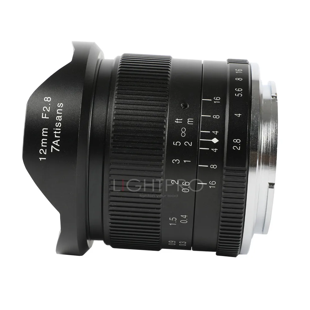 7 ремесленников 12 мм f2.8 ультра широкоугольный объектив для sony E-mount APS-C беззеркальных камер A6500 A6300 A7 ручной фокус Prime фиксированный объектив