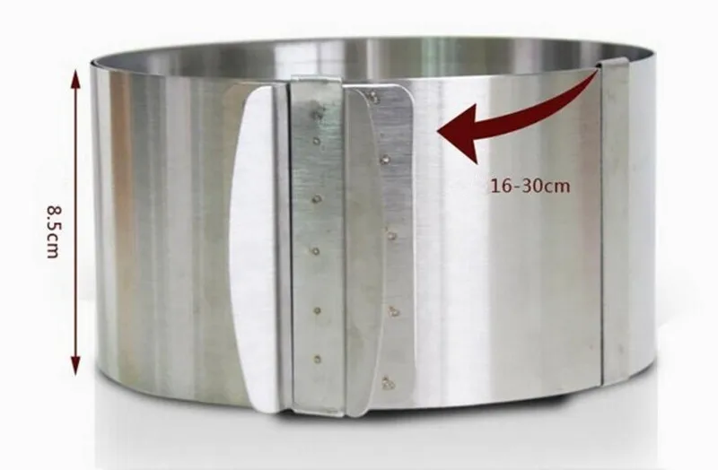 6 &quot~ 12&quot дюймов нержавеющая сталь Выдвижная форма для торта Форма выпечки набор
