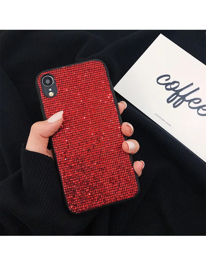 Роскошный блестящий чехол для телефона с бриллиантами Iphone Xs Max Xr