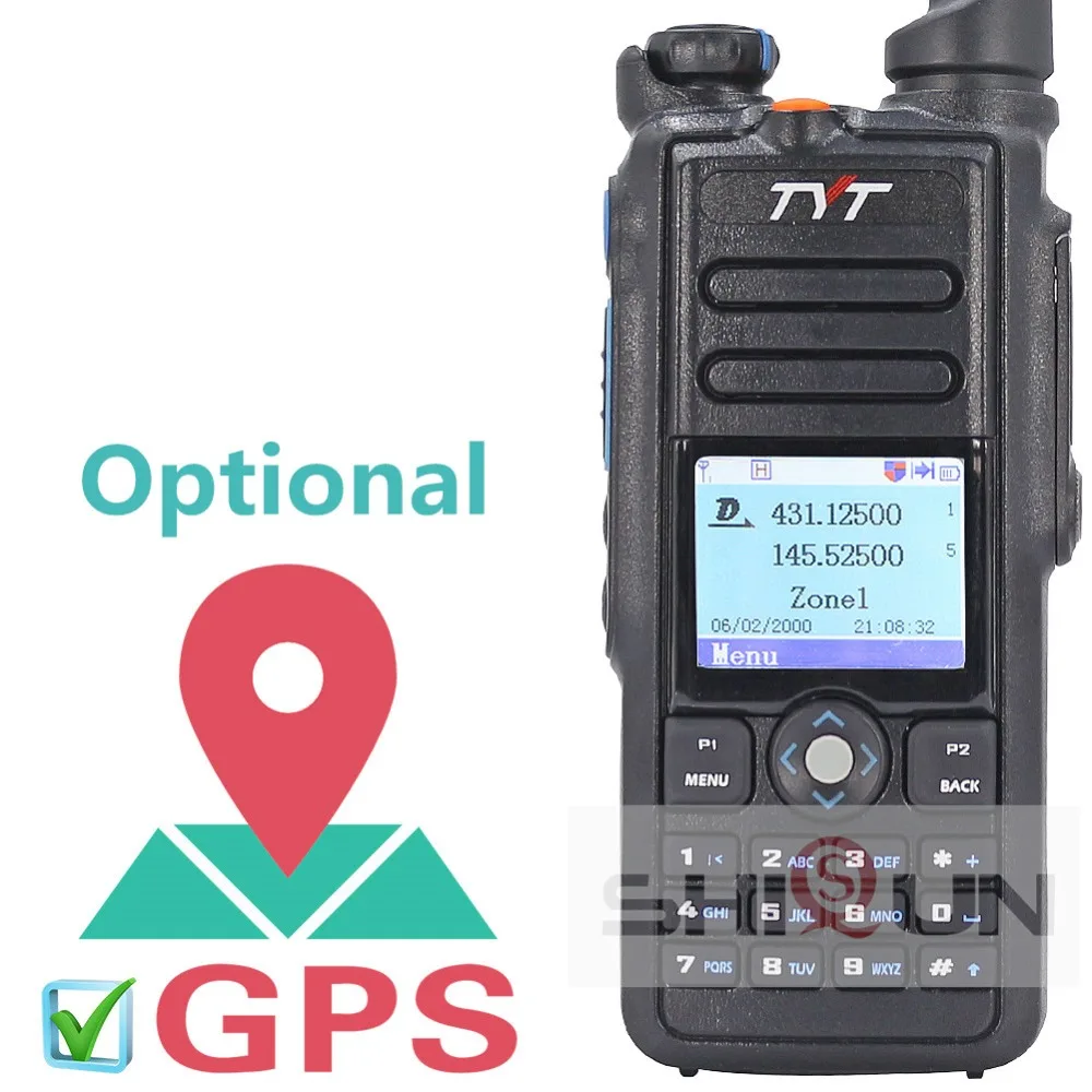 TYT DMR радио IP67 Wateroroof Dual Band иди и болтай Walkie Talkie “иди и MD- лучше, чем Baofeng DMR DM-8HX DM-5R DM-5R плюс gps радио IP67 DMR