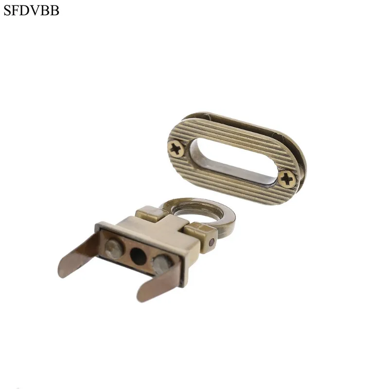 

SFDVBB New Metal Clasp Turn Lock Twist Lock for DIY Handbag Craft Bag Purse Hardware