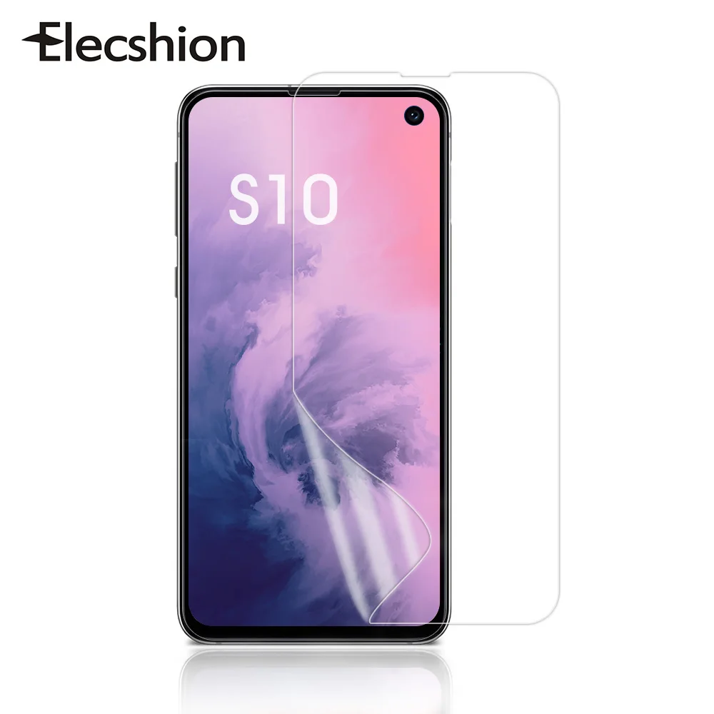 Для samsung Galaxy Note 10 S10 Plus S10E TPU защита экрана полное покрытие протектор силиконовая