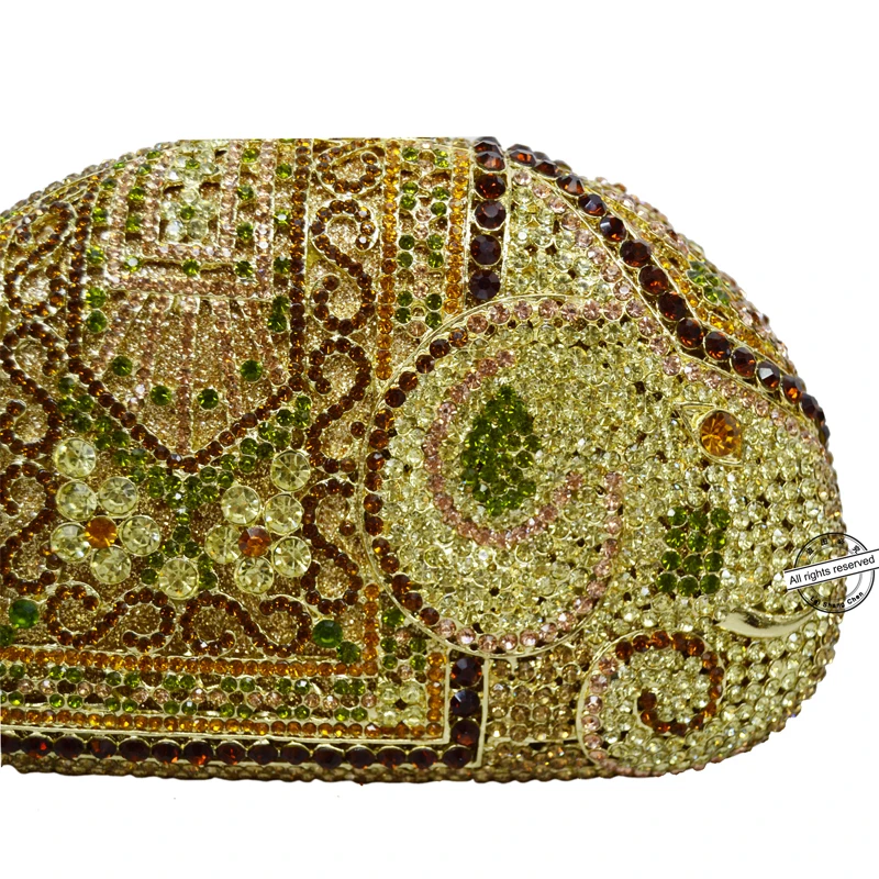 Женская вечерняя сумка Стразы с кристаллами и бриллиантами Классическая