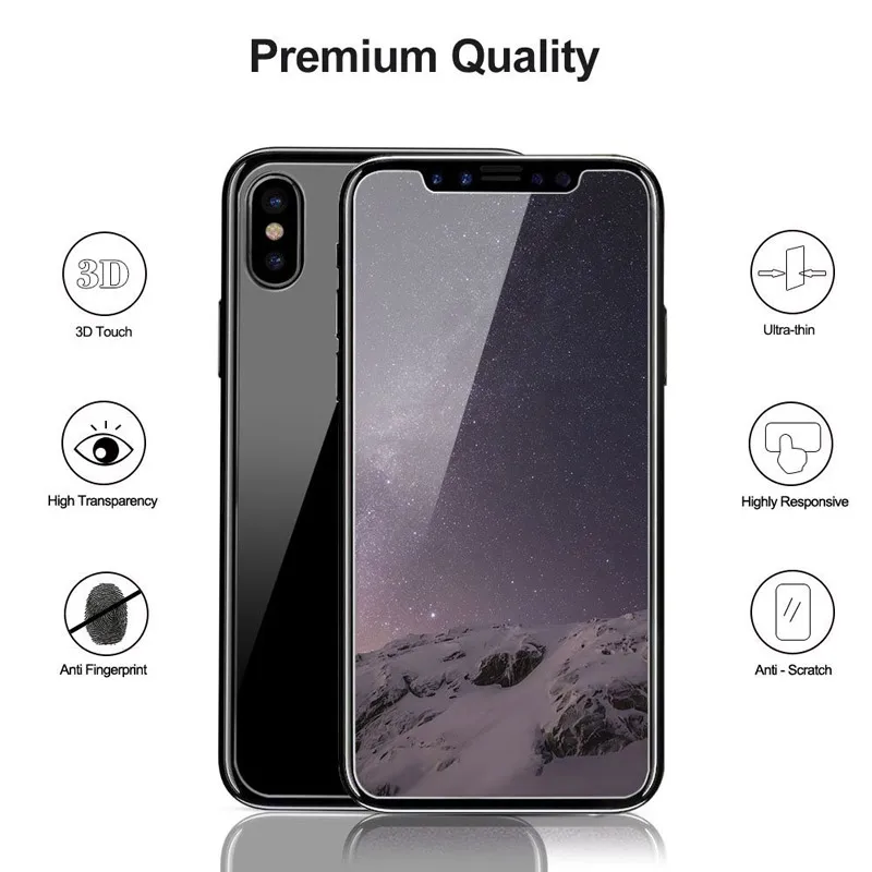 FQYANG 9H переднее и заднее закаленное стекло для IPHONE XS MAX XR X 8 7 6S 6 PLUS 5 5S 5C 4 4S Защитная