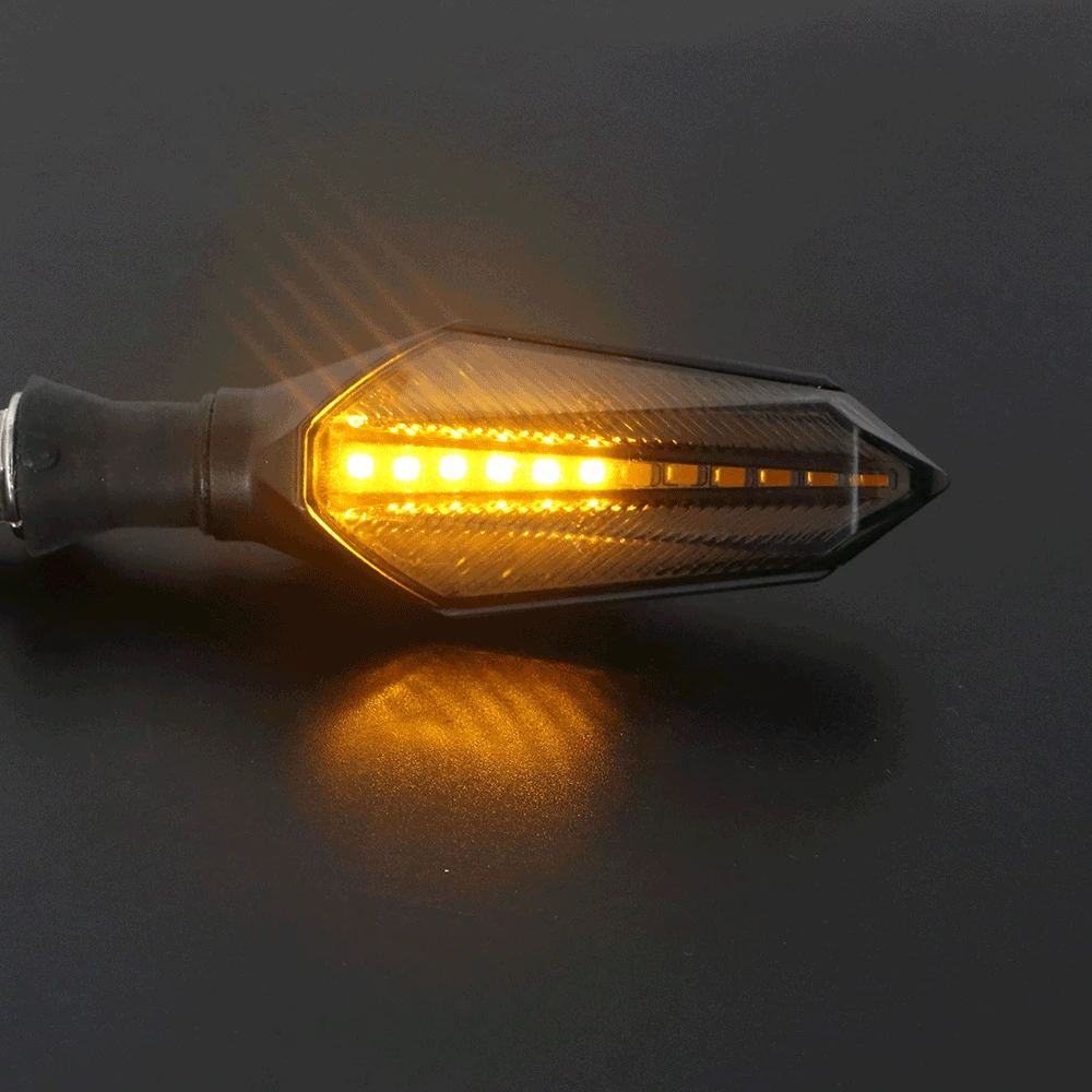 Указатели поворота LEEPEE для мотоцикла двухсторонний светодиодный фонарь с