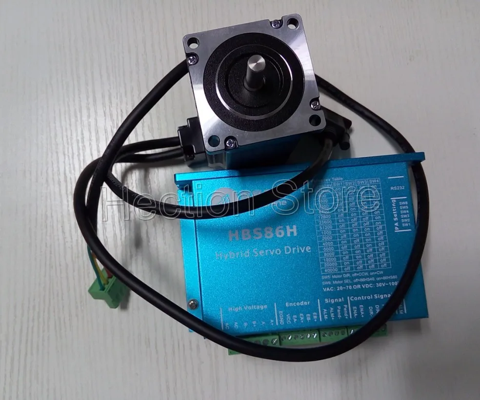Новый 300 Вт Leadshine Easy Серводвигатель HBS86H + 3NM простой 60HBM30-1000 набор NEMA 24 Выход