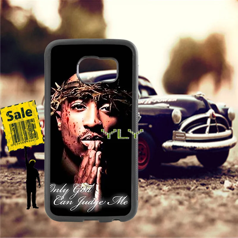 2Pac Тупак Шакур 4 мягкий край кожа случаи мобильного телефона для samsung s6 s6edge plus s7