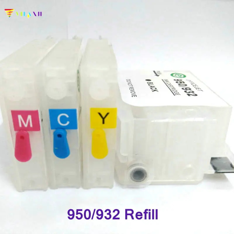 Многоразовый картридж Vilaxh для принтера hp 950 950XL 951XL 8610 8620 8630 8640 8660 8680 8615 8625 с чипом|hp