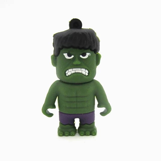 Новейший милый Usb флеш накопитель Marvel флэш Халк флешка супер герой U диск 2 0 64 ГБ 32