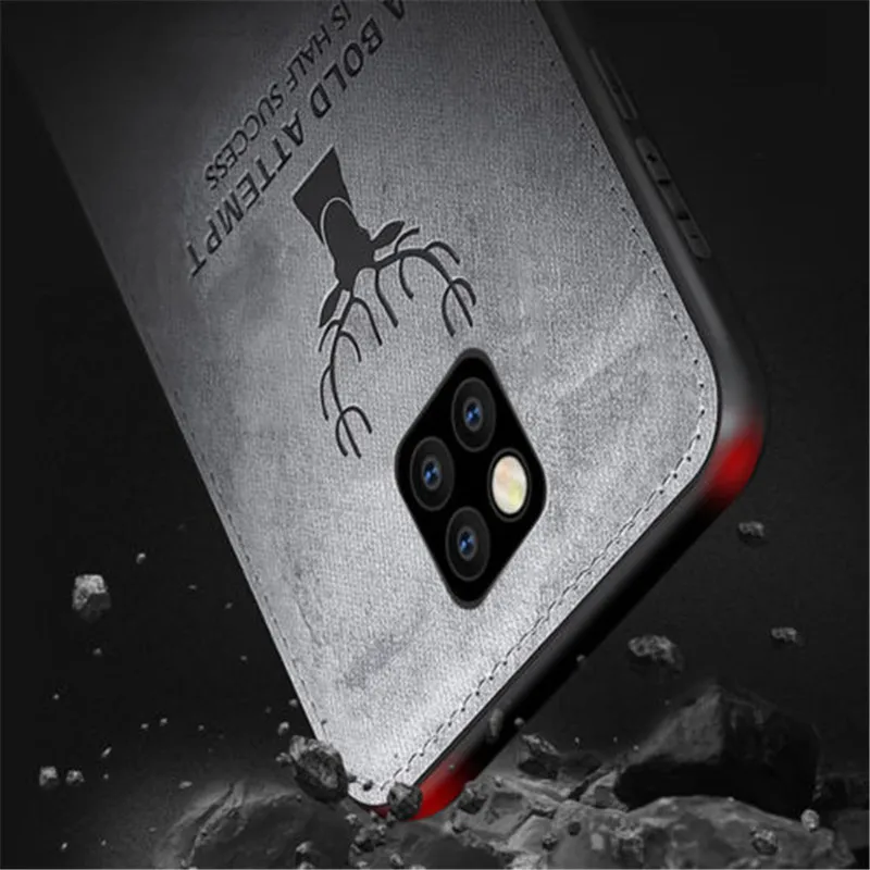Для Huawei P8 P9 Lite 2017 P10 Plus Mate 20 pro Роскошный Матовый рисунок оленя мягкая ткань TPU