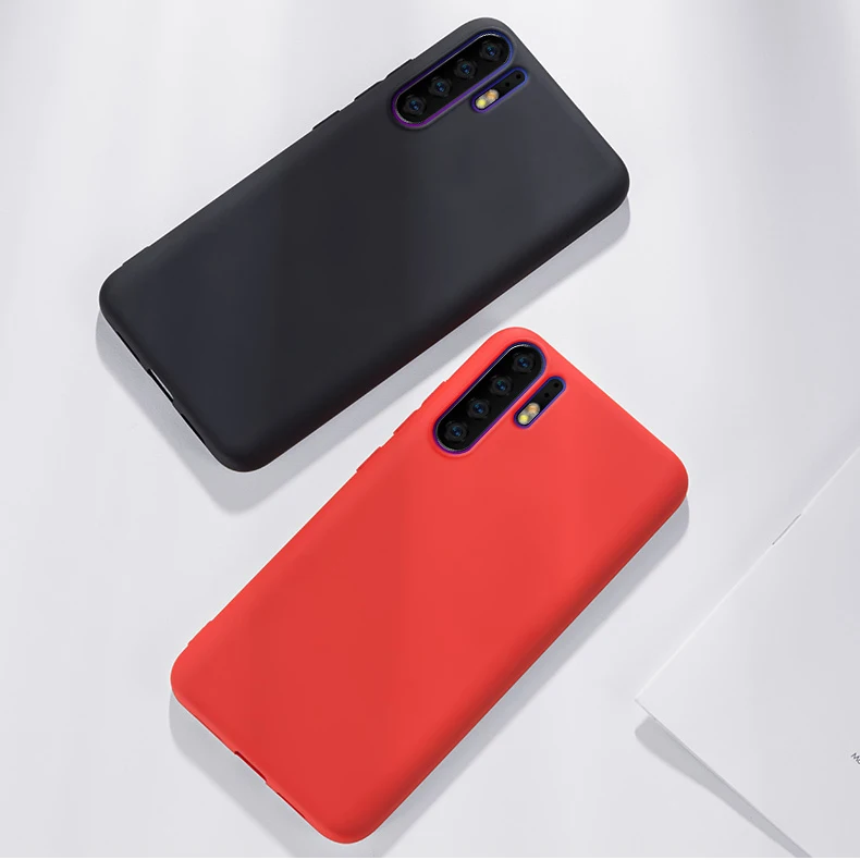 Яркий мягкий жидкий силиконовый чехол для Huawei P30 P20 Mate 20 lite Pro Nova 3 4 для Honor 8X 8A Y5 Y6 Y7 Pro P Smart Plus