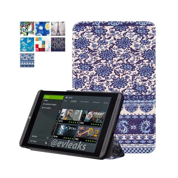 Ультра тонкий кожаный чехол-подставка PU защитный чехол для Nvidia shield tablet K1 для Nvidia shield tablet 8+ Бесплатный подарок