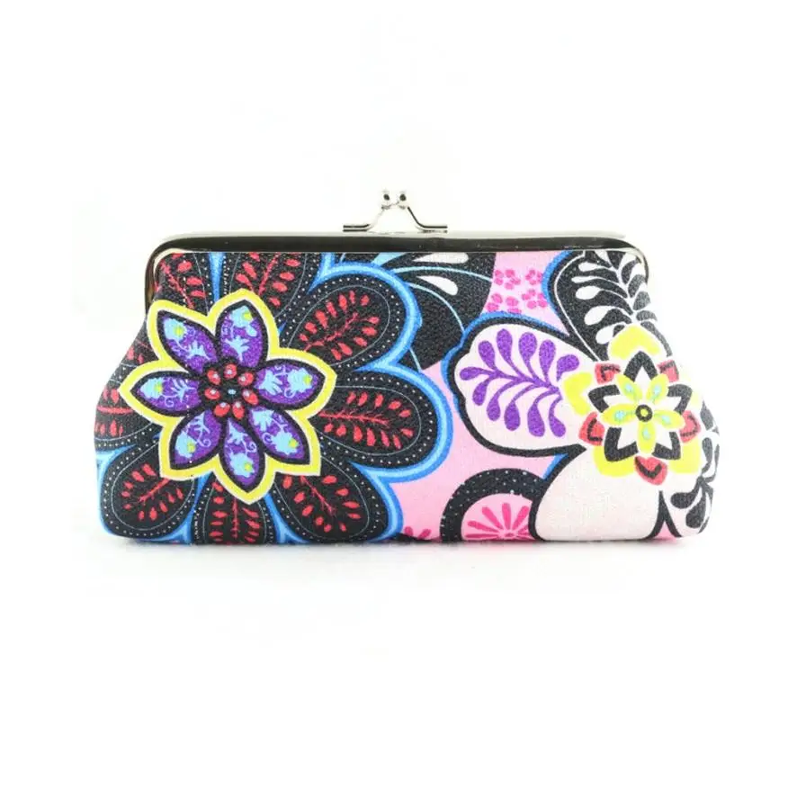 Женская сумка винтажный Ретро кошелек с принтом|long wallet|carteras mujerprinted long wallet |