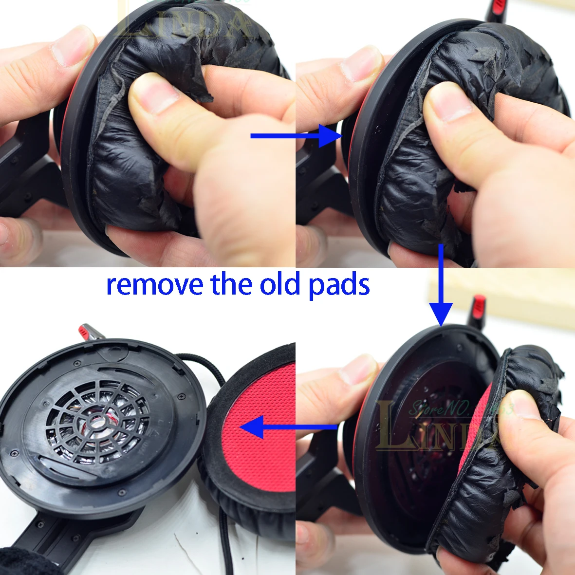 Новые амбушюры подушки для наушников губчатая подушка для ASUS ORION ROG Spitfire USB аудио процессор 7,1 виртуальных наушников
