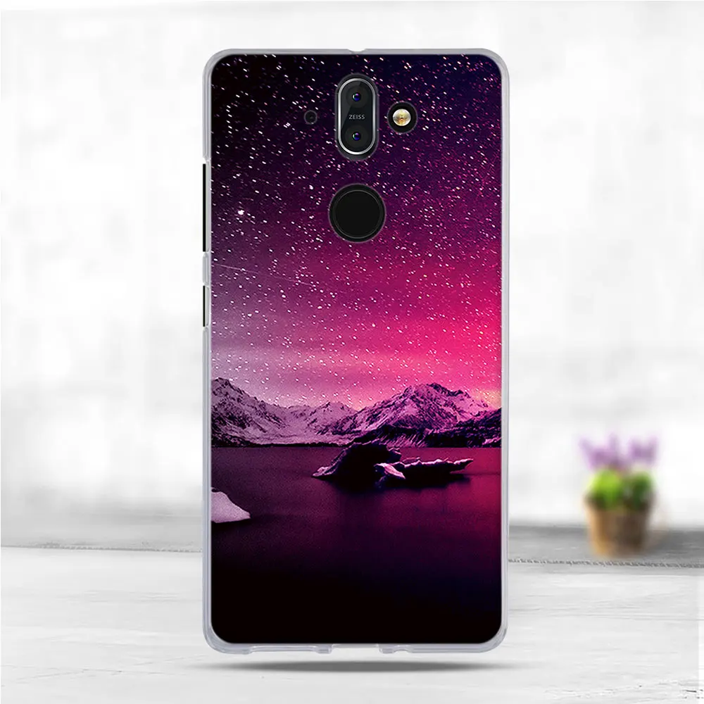 Чехол для телефона Nokia 8 Sirocco ультра тонкая Мягкая силиконовая задняя накладка из