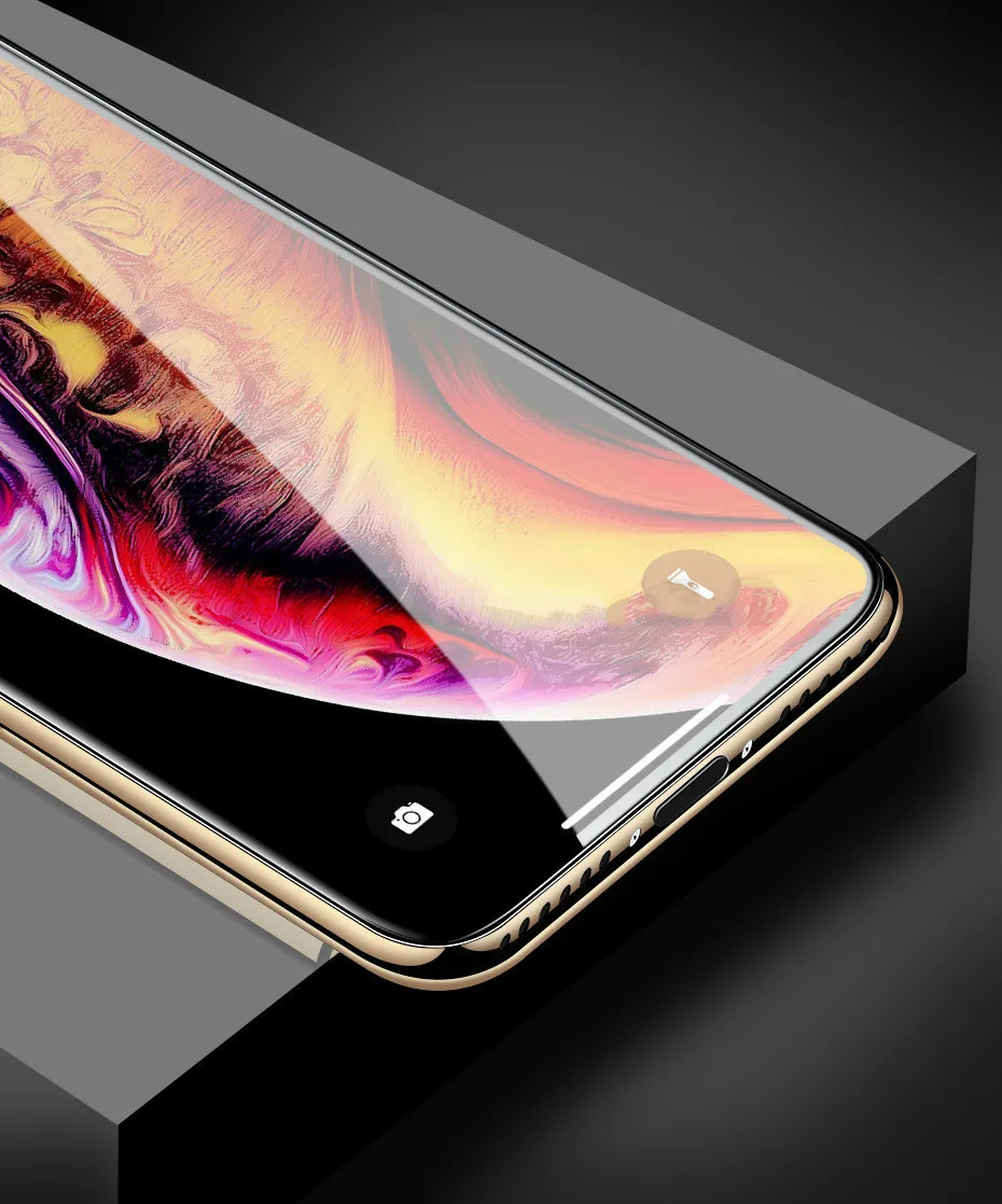 10D Защитное стекло для IPhone 6 6s 7 8 Plus XR X стекло полное покрытие для IPhone Xs Max защита экрана закаленное стекло