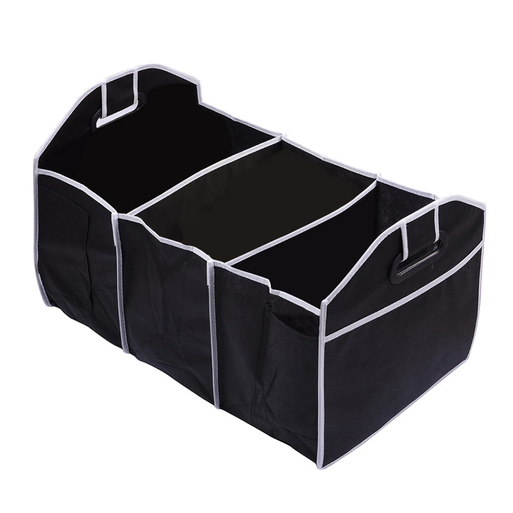 

1 PCS Black Collapsible Car Trunk Organizer Toys Truck Cargo Container Bags Box For Packing Organizers