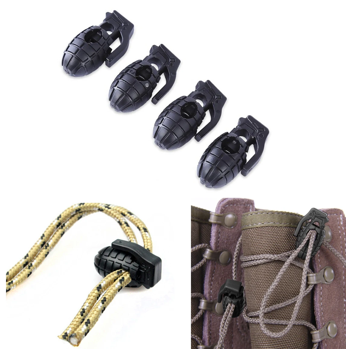 Camp tab фиксатор шнура EDC SF висячий suitacase крюк для похода Рюкзак Молния тяга Съемник Quickdraw карабинный замок Конец подходит веревочная бирка