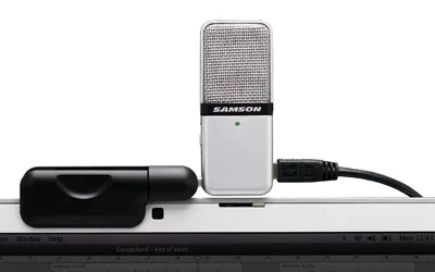SAMSON Go Mic компактный портативный USB Конденсаторный Микрофон записывающий микрофон для компьютера и ноутбука, с розничной коробкой