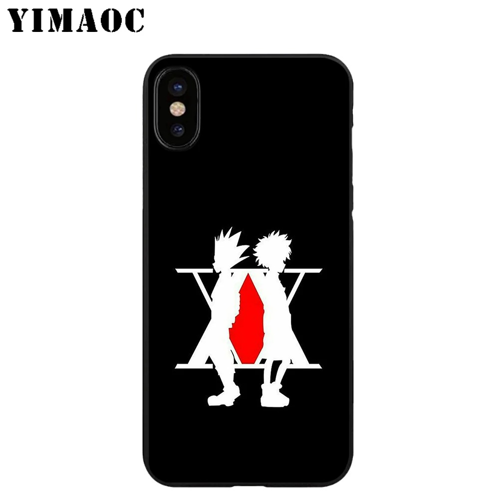 YIMAOC Охотник х киллуа Мягкий ТПУ Черный силиконовый чехол для iPhone X или 10 8 7 6 6S Plus 5 5S